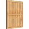 Ekena Millwork Framed Board-n-Batten Shutters, Rough Sawn Western Red Cedar, 32 1/4W x 38H, PR RBF06S32X038RWR - alternate 5